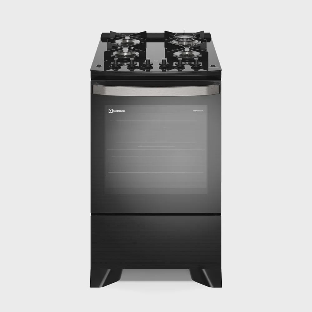 Fogão 4 bocas Electrolux Experience com Mesa de Vidro, PerfectCook360 e VaporBake (FE4CP)
