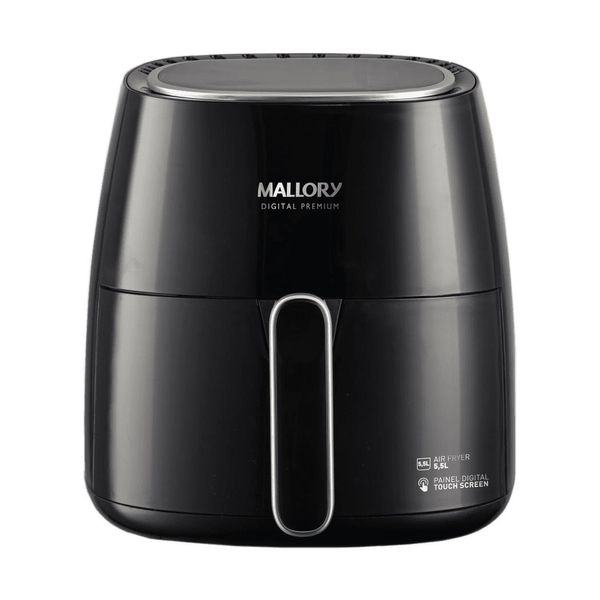 Fritadeira Air Fryer Mallory 5,5 Litros Digital Premium Preto e Prata - 127V