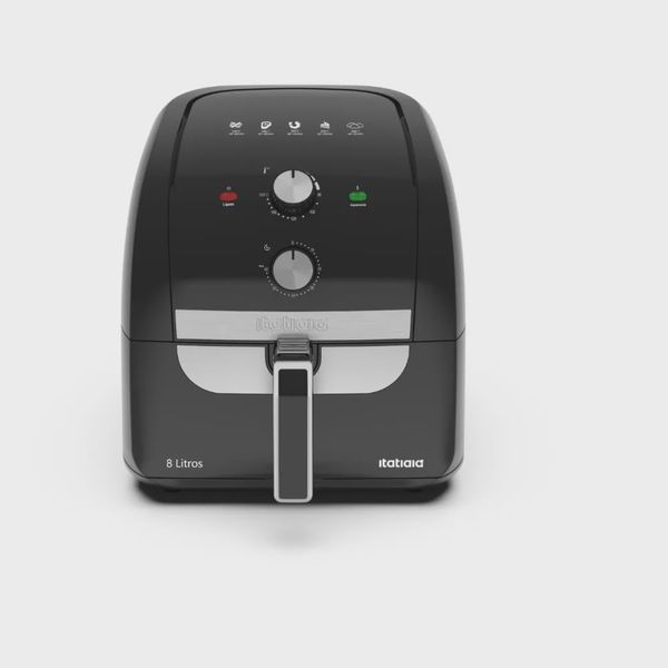 Fritadeira Air Fryer Itatiaia 8 Litros Preta AFITA2003 – 220 Volts