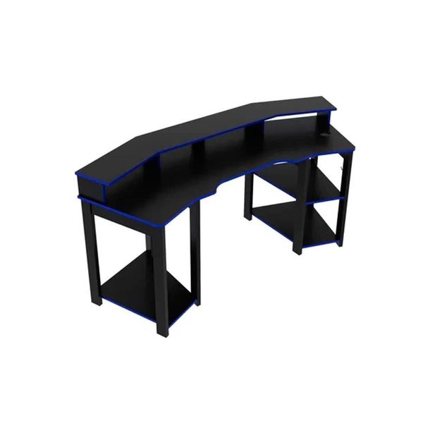 Mesa Gamer Tecnomobili ME4167 Preto/Azul