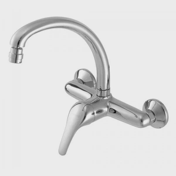 Misturador Monocomando para Cozinha de Parede Vega 7006 Meber Cromado