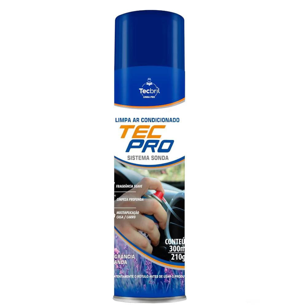 Limpador Ar Condicionado Lavanda Spray 300ML Tecbril