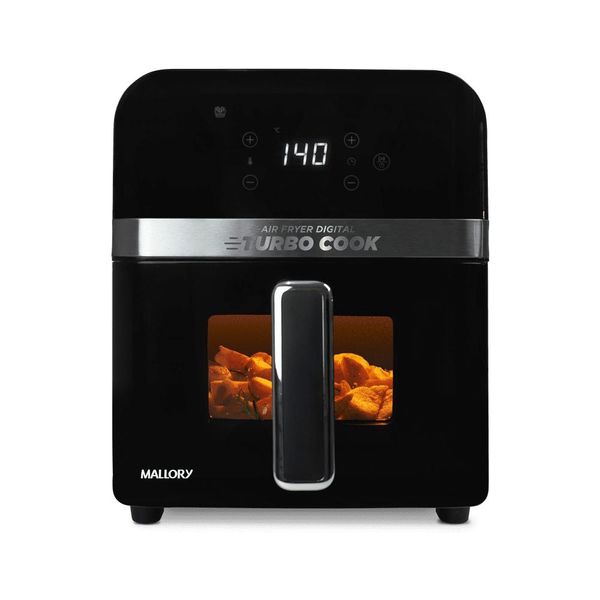 Fritadeira Elétrica Mallory 6 Litros TurboCook Preto - 127V Fritadeira Elétrica Mallory 6 Litros Turbo Cook Preto - 220V