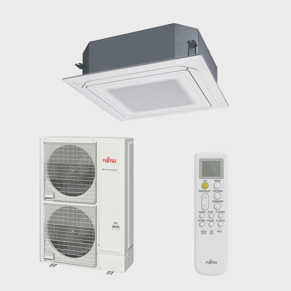 Ar condicionado Split Inverter Cassete Fujitsu 52.000 Btus Quente e Frio 220v