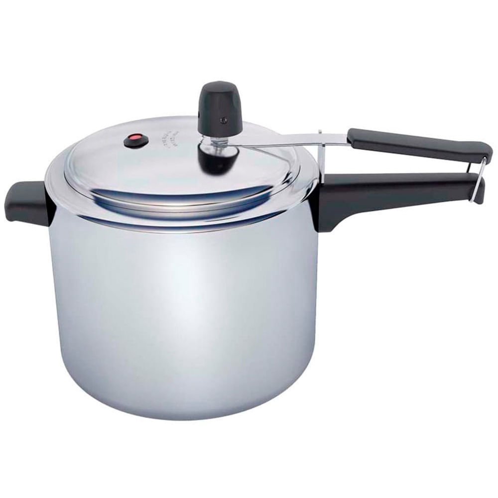 Panela de Pressão Alumínio Polido Panelux 4,5L Inox