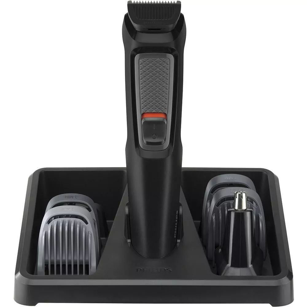 Aparador de Pelos Philips MG3712 Bateria Preto Bivolt Lavável 6 em 1