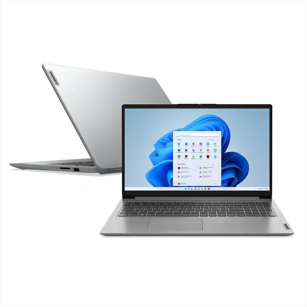 Notebook Lenovo IdeaPad 1i Intel Celeron 4GB RAM 128GB eMMC 15.6" Full HD Windows 11