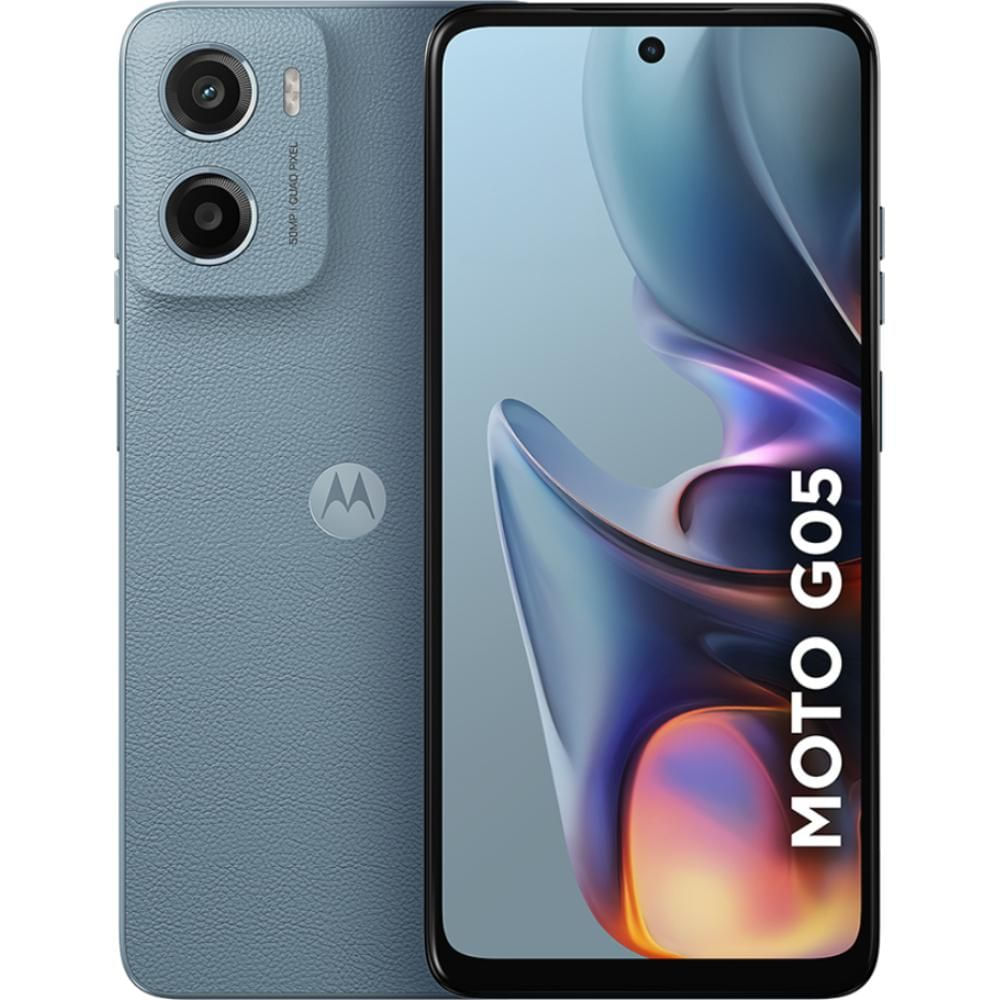 Motorola Moto G05 128GB 4GB RAM Boost 12GB Violeta Tela 6.7" Câmera 50MP Bateria 5200mAh Android 15