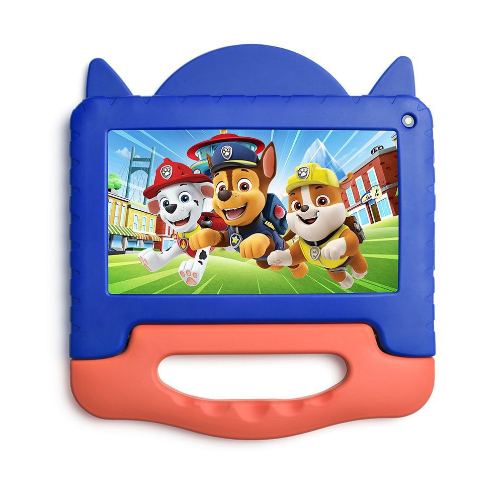 Multilaser NB421 Patrulha Canina Chase 64GB 4GB RAM 7" Wi-Fi Azul Controle Parental