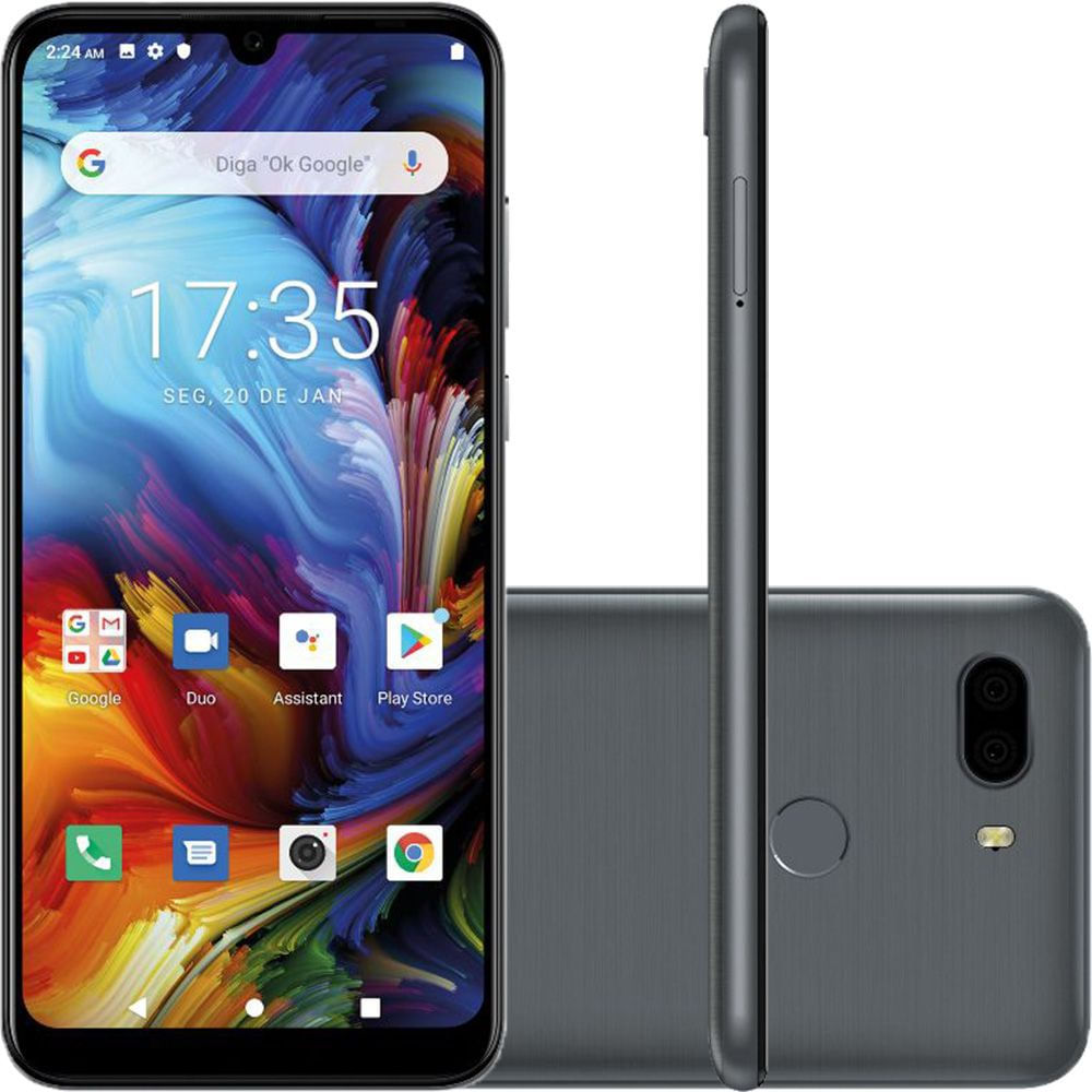 Smartphone Philco Hit Max Grafite, Tela Infinita 6", Bateria 4000 Mah, Processador Octacore 128 Gb Memória E 4 Ram