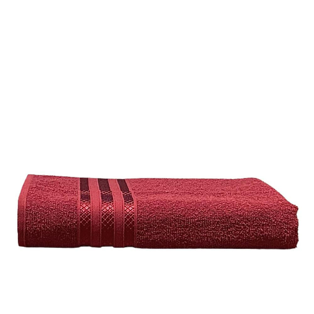 Toalha de Rosto Algodão Alta Absorção Toalhas Groh Cleo 45x65cm Bordô
