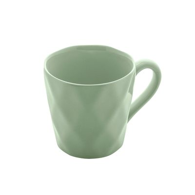 Caneca Cerâmica 180ml Lyor Diamond Café e Chá Relevo