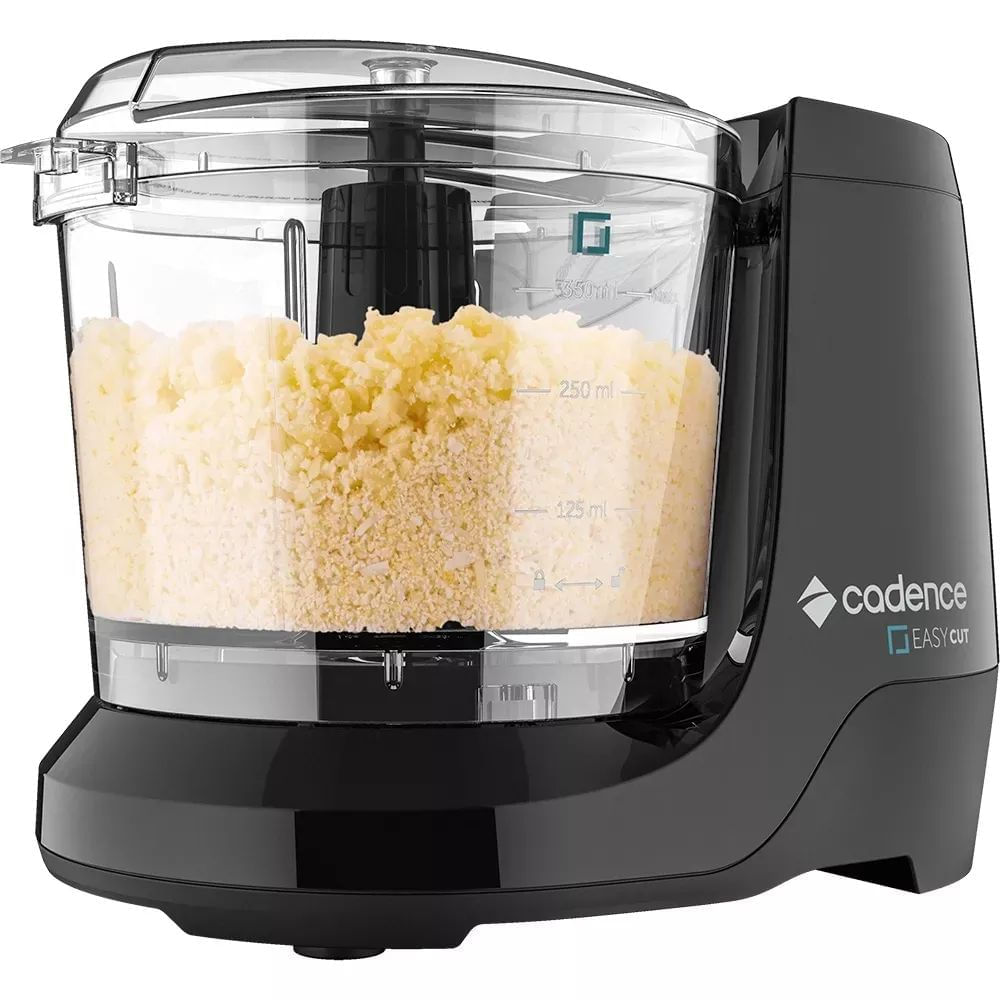 Mini Processador Cadence Easy Cut MPR520 100W Preto 350ml Inox