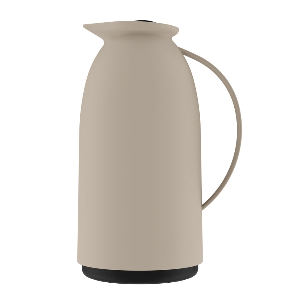 Garrafa Térmica Vogue Plástico e Vidro Invicta 750ml Bege