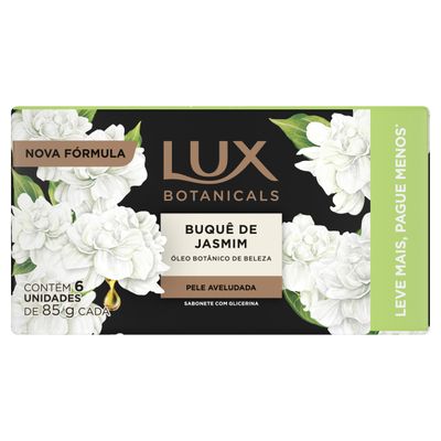 Kit Sabonete em Barra Hidratante Lux Botanicals Jasmim 6 Unidades 85g