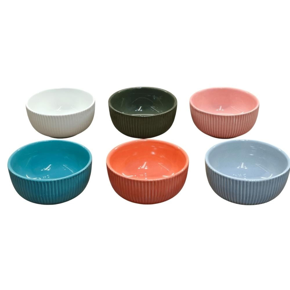 Tigela Bowl Cerâmica Casual Home 500ml 14cm Sortido