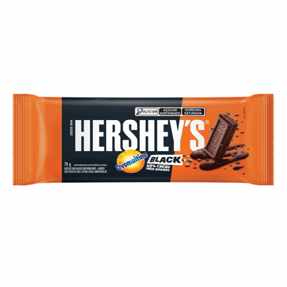 Chocolate Meio Amargo Ovomaltine Hershey's 75g Crocante