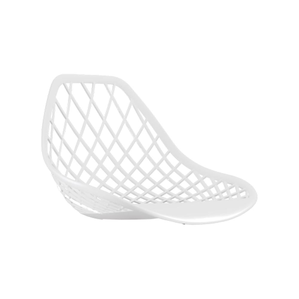 Assento para Cadeira Modulado Mobly Kaila Polipropileno Branco