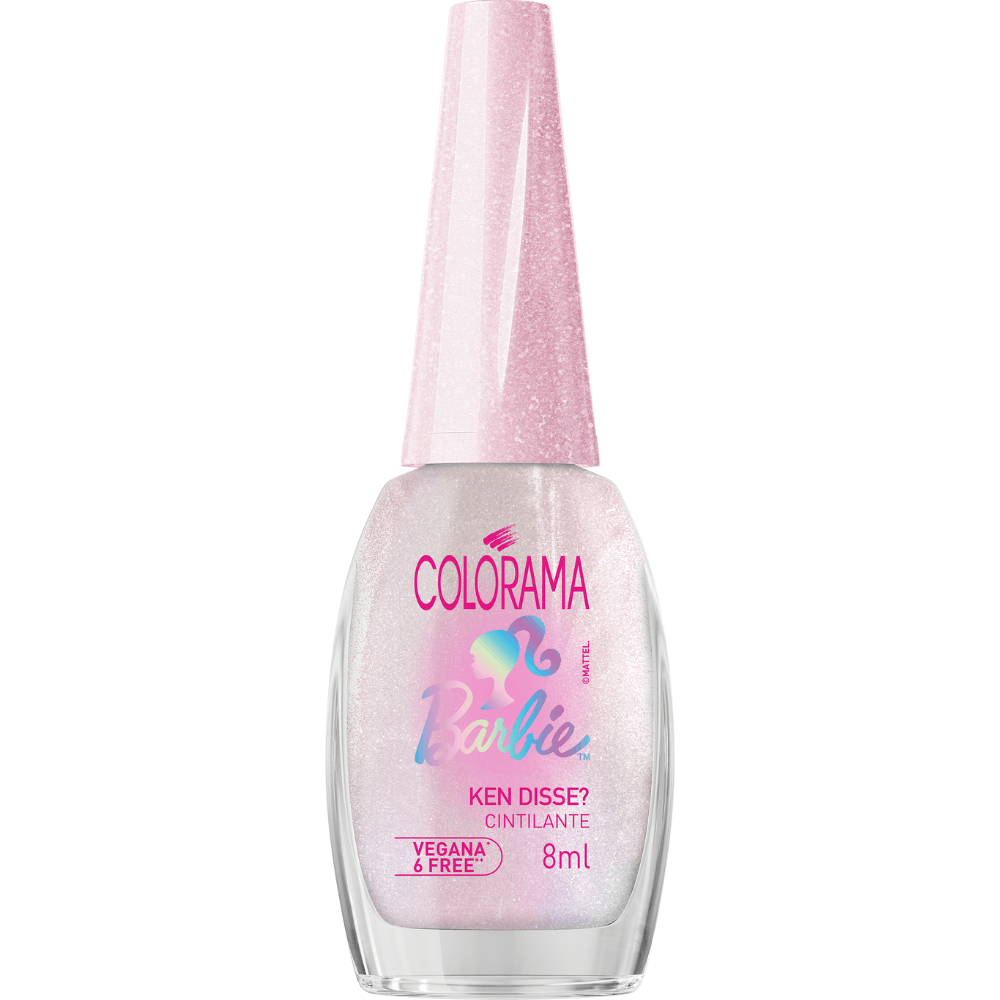 Esmalte Vegano Colorama Barbie Ken Disse Cintilante 8ml