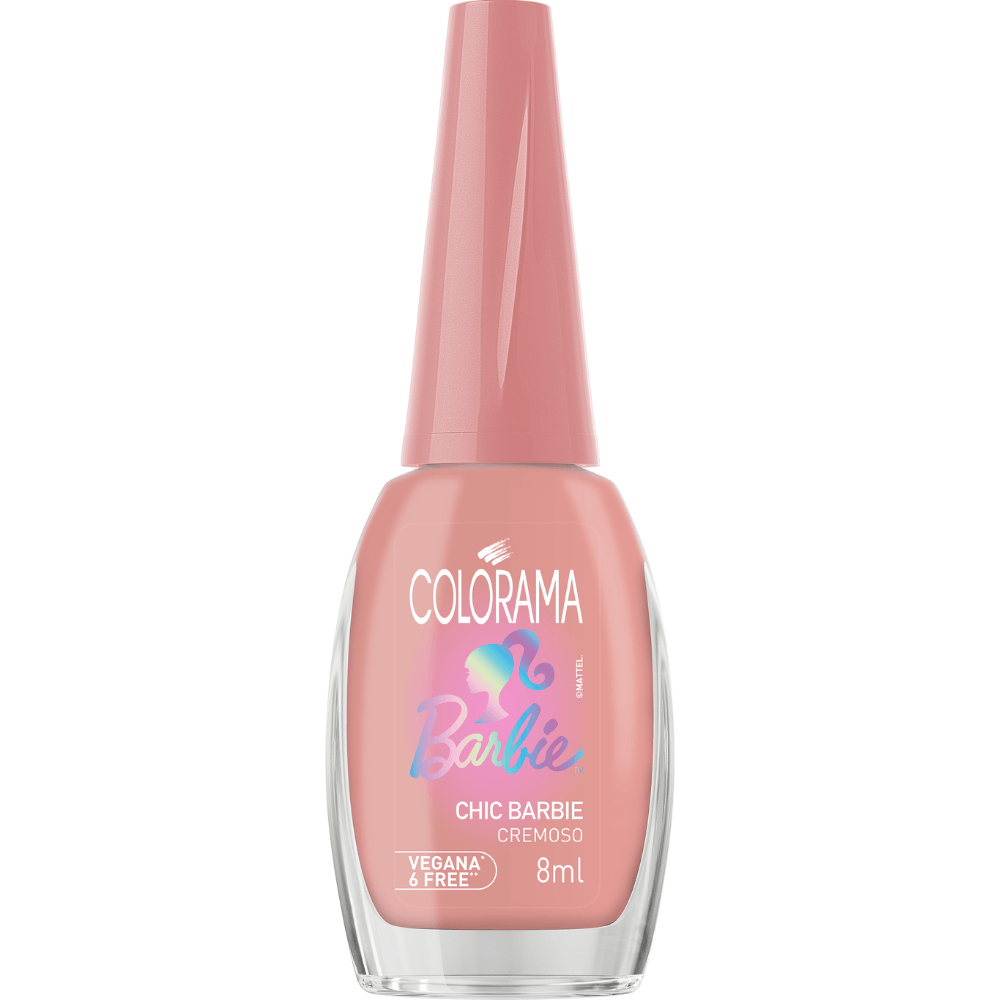 Esmalte Vegano Colorama Chic Barbie Cremoso 8ml