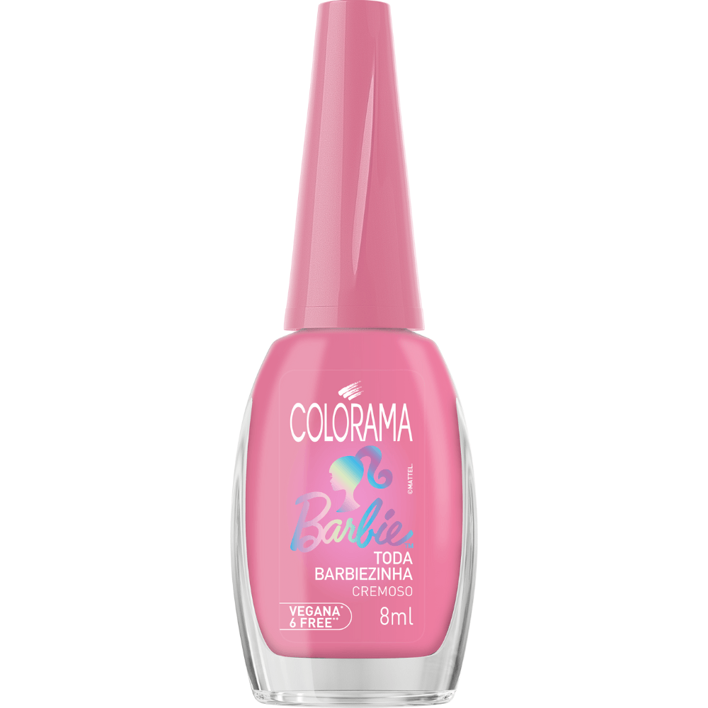 Esmalte Vegano Colorama Barbie Toda Barbezinha 8ml