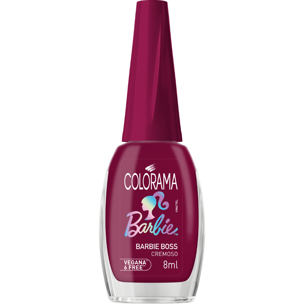 Esmalte Vegano Colorama Barbie Boss Roxo 8ml