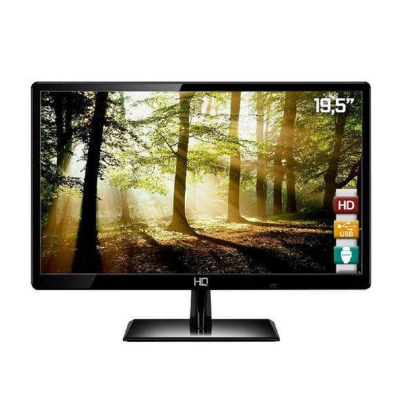 Monitor 20" LED Widescreen 75Hz HDMI HQ 20HQ-LED VESA Ajuste de inclinação