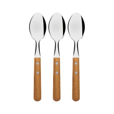 Conjunto de Colheres de Mesa em Madeira Tramontina Dynamic 3 Peças