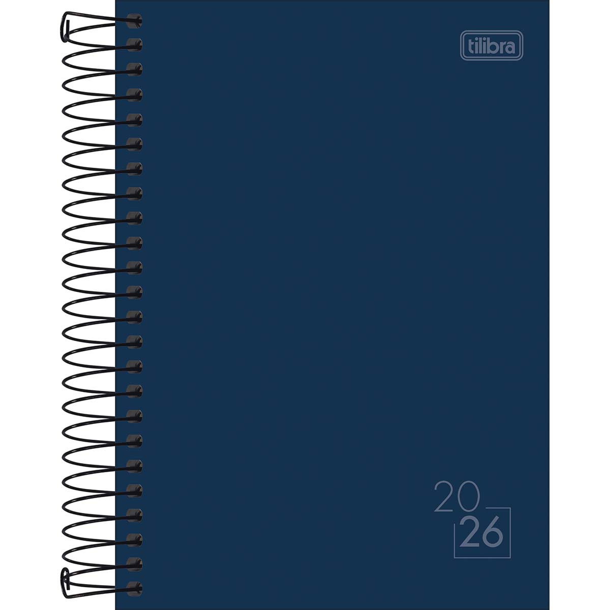 Agenda Espiral Diária 2026 160 Folhas 14x20cm Tilibra Spice Capa Dura