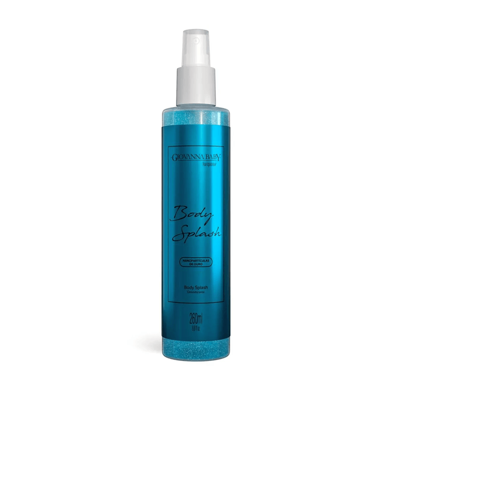 Body Splash Iluminador Unissex Giovanna Baby Turquoise 260ml