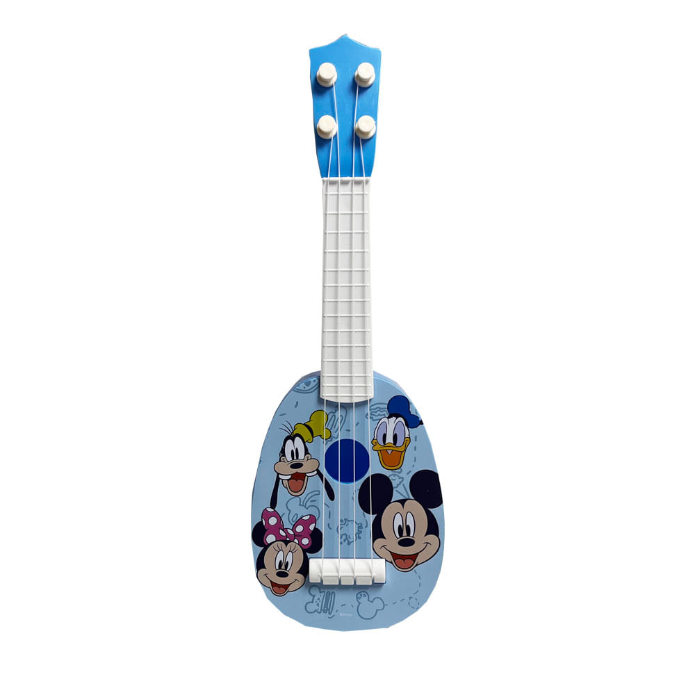 Violão Infantil Musical Brink+ Disney Mickey e Amigos Azul