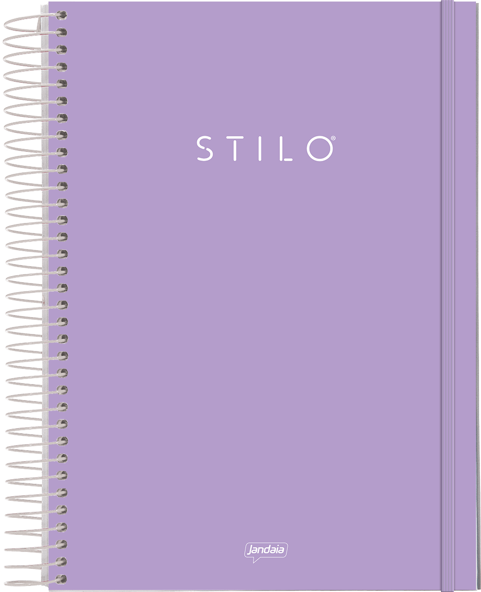 Planner 2026 Stilo Espiral 160 Páginas 17,5x24,2cm Jandaia Capa Dura Fosca