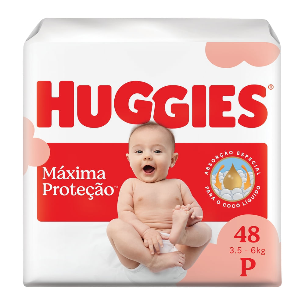Fralda 48 Unidades P Huggies Supreme Care Proteção Noturna