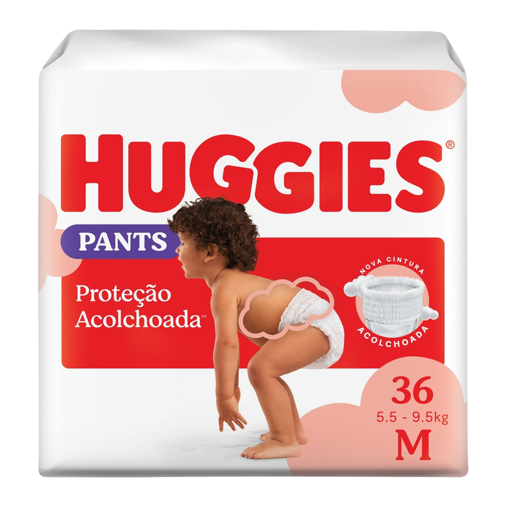 Fralda 36 Unidades M Huggies Supreme Care Roupinha Proteção 12h
