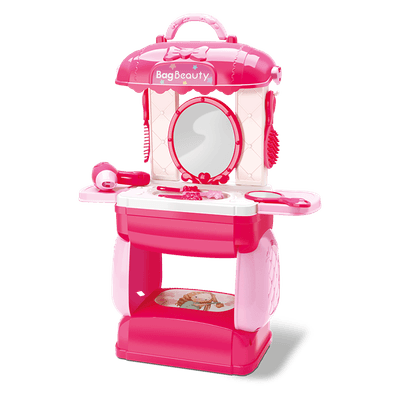 Penteadeira de Brinquedo Portátil Bambola Bag Beauty 822 com 17 Peças