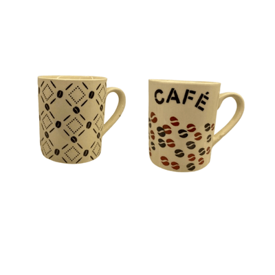 Caneca de Cerâmica Casual Home 330ml Bege