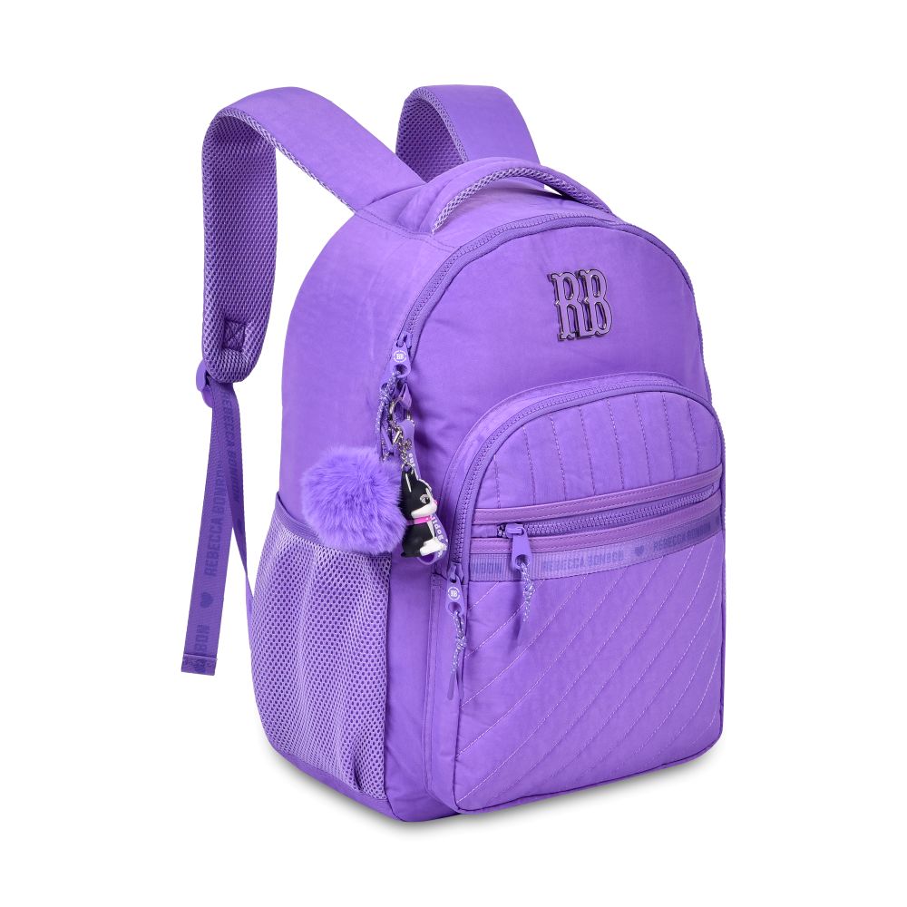 Mochila Escolar Rebecca Bonbon RB24515 44x33x14 cm Clio Compartimento para Laptop