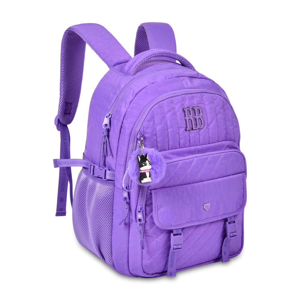 Mochila Rebecca Bonbon RB24516 44x33x14 cm Clio Compartimento para laptop