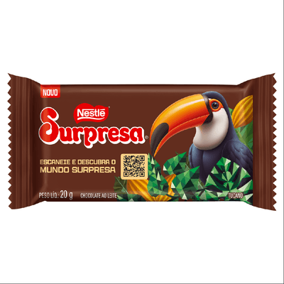 Chocolate ao Leite Surpresa Nestlé 20g Colecionável