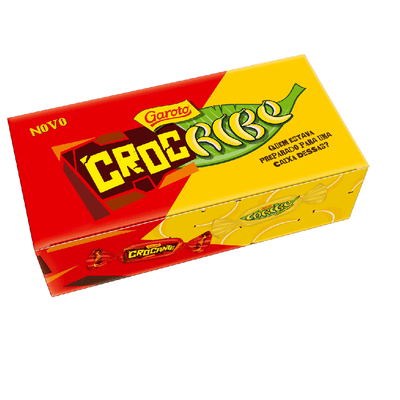 Bombom Banana e Amendoim Cobertura Chocolate Garoto 215,2g Caixa Recheado