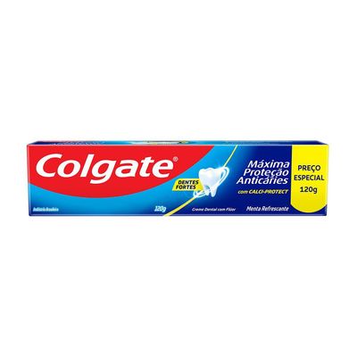 Creme Dental Max Proteção Menta 120g Colgate Anticáries