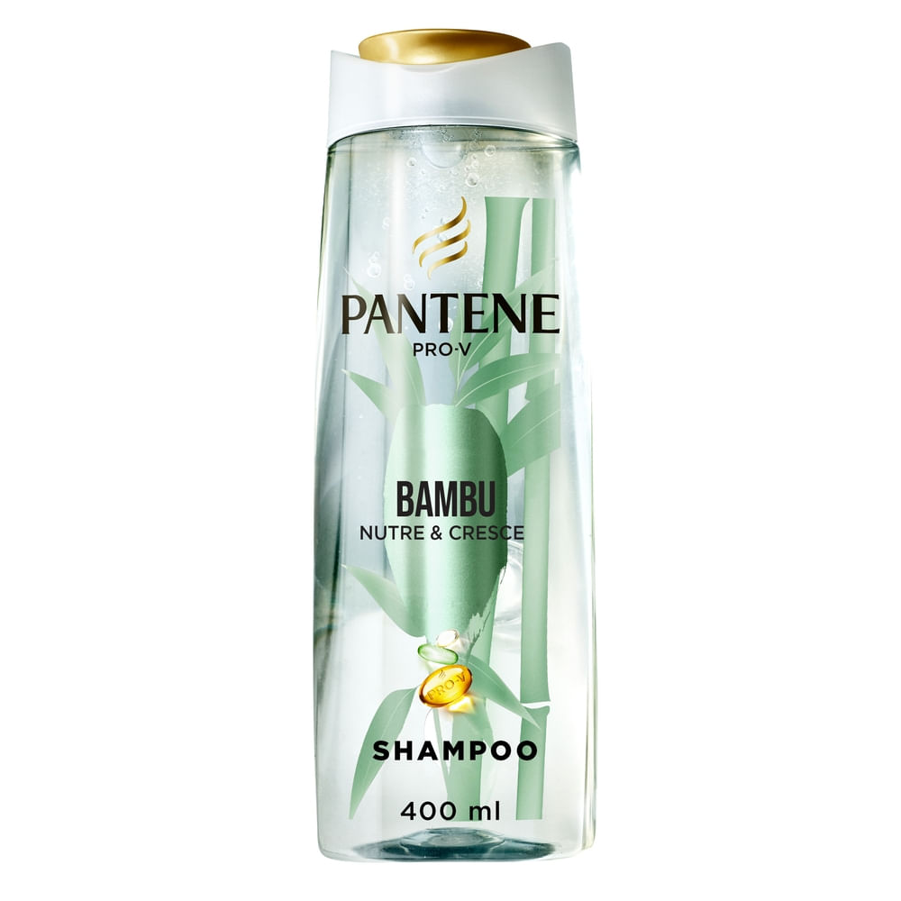 Shampoo Crescimento e Antiqueda 400ml Pantene Bambu Nutre e Cresce Sem Parabenos