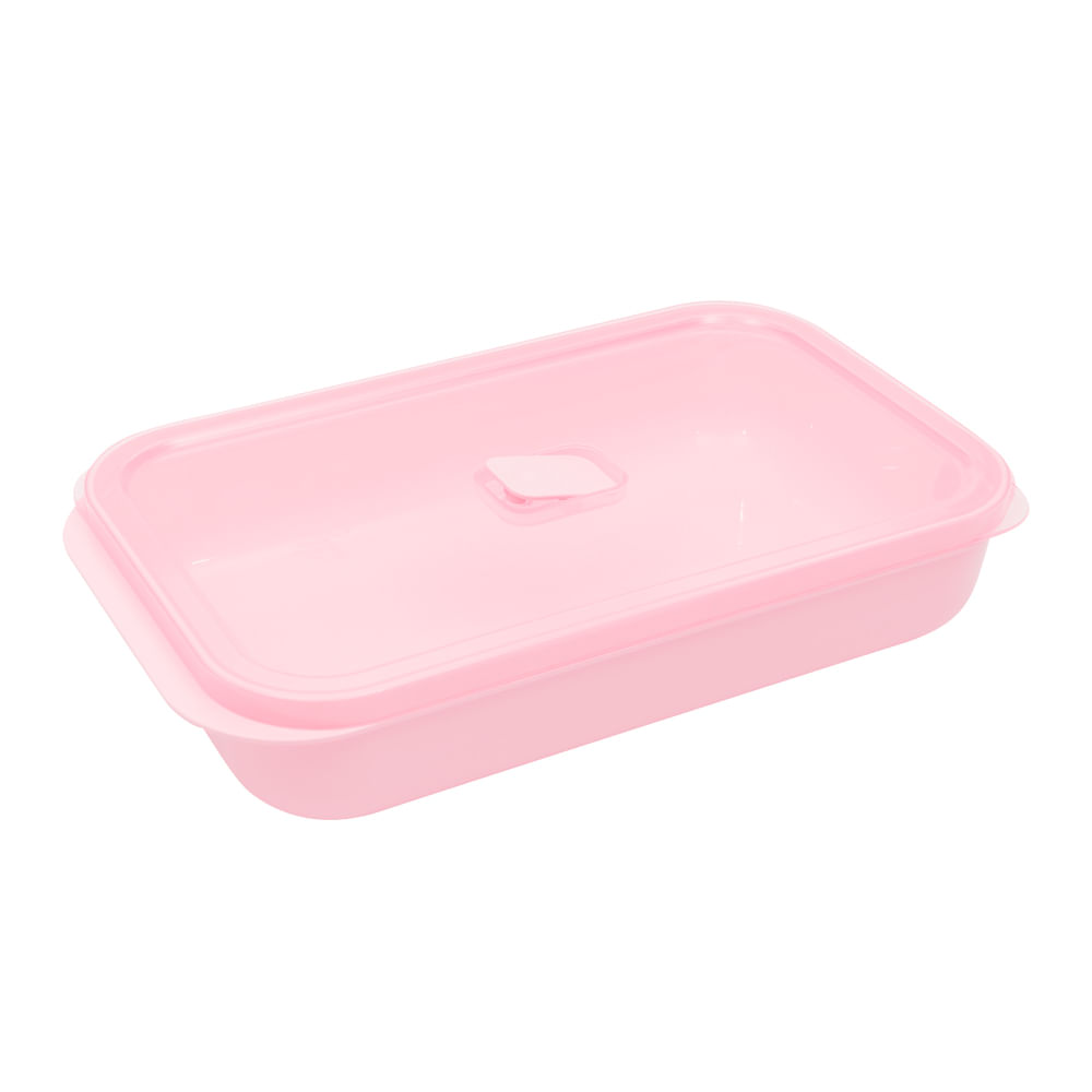 Pote Hermético Plástico 2L DUP Micro-ondas BPA Free Válvula Vapor