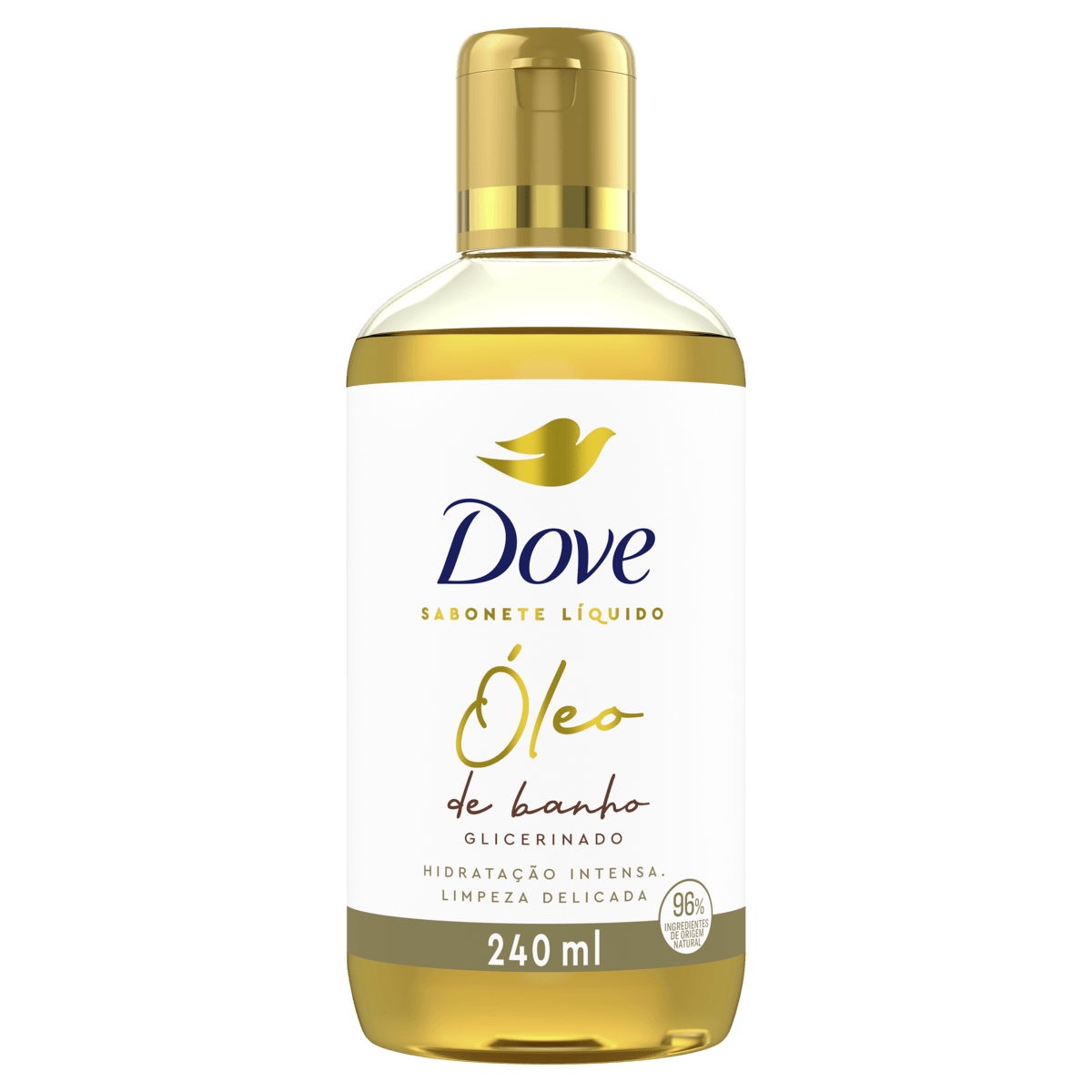 Sabonete Líquido Óleo de Banho Hidratante Dove 240ml