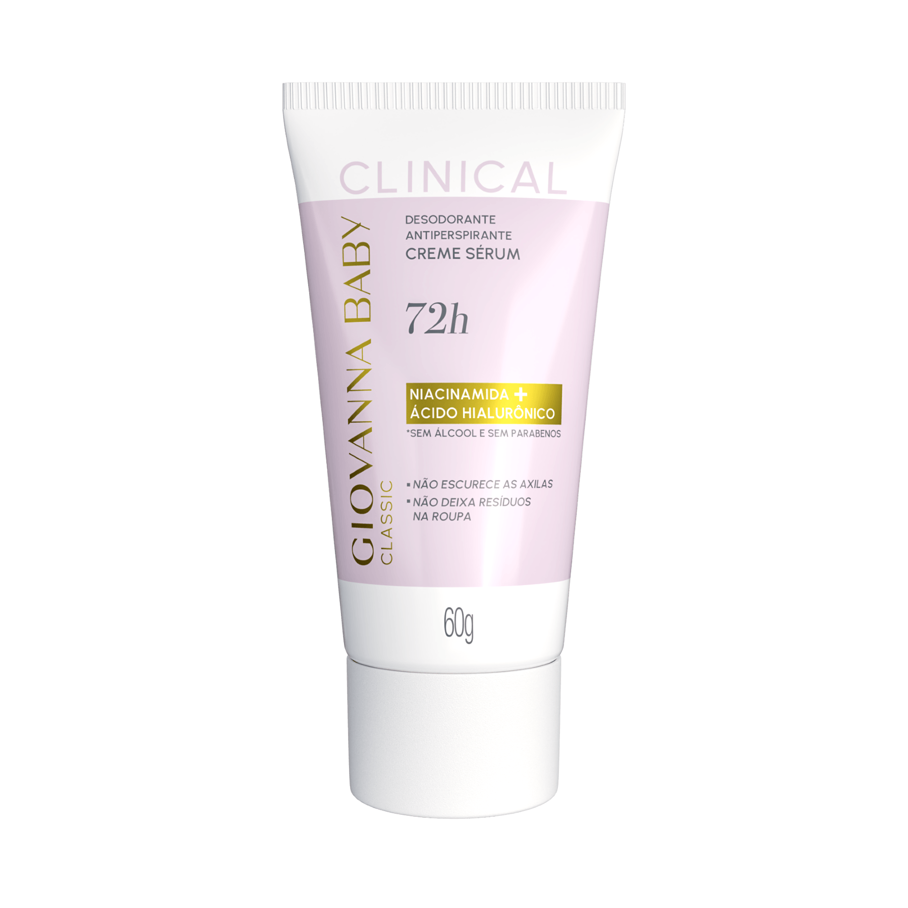 Desodorante em Creme Antitranspirante Giovanna Baby Clinical Classic 60g