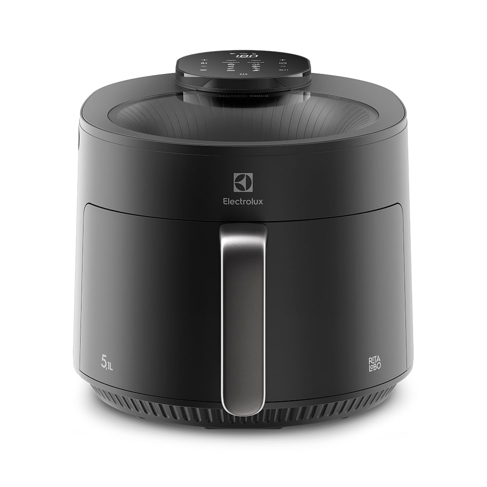 Air Fryer Electrolux por Rita Lobo 5,1L Cinza Expert com Visor 1500W EAF170