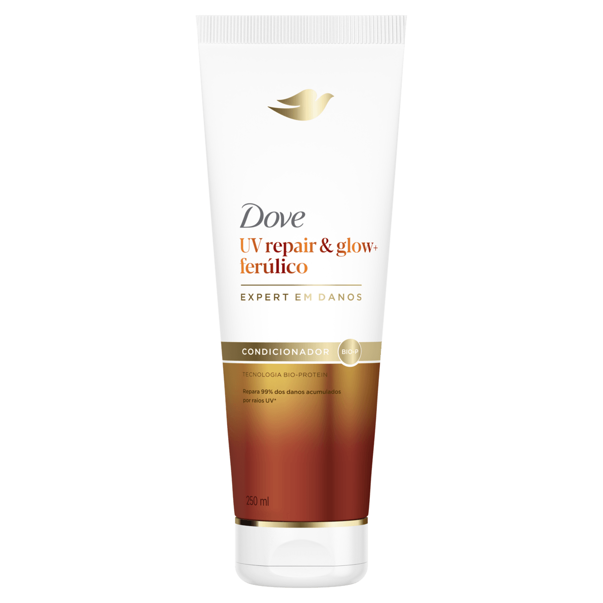 Condicionador Proteção Solar e Brilho 250ml Dove UV Repair & Glow Ácido Ferúlico