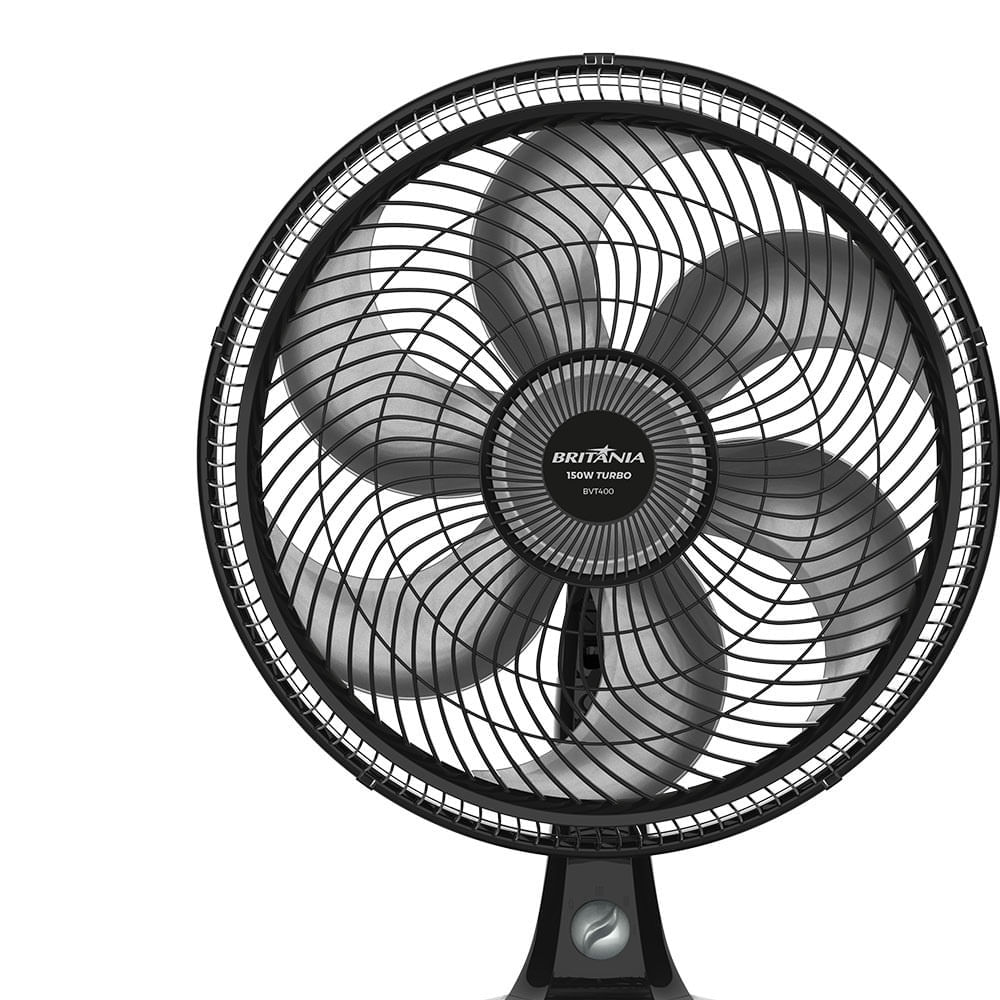 Ventilador de Mesa Britânia BVT400 Maxx Force 40cm 150W 6 Pás 127V Preto