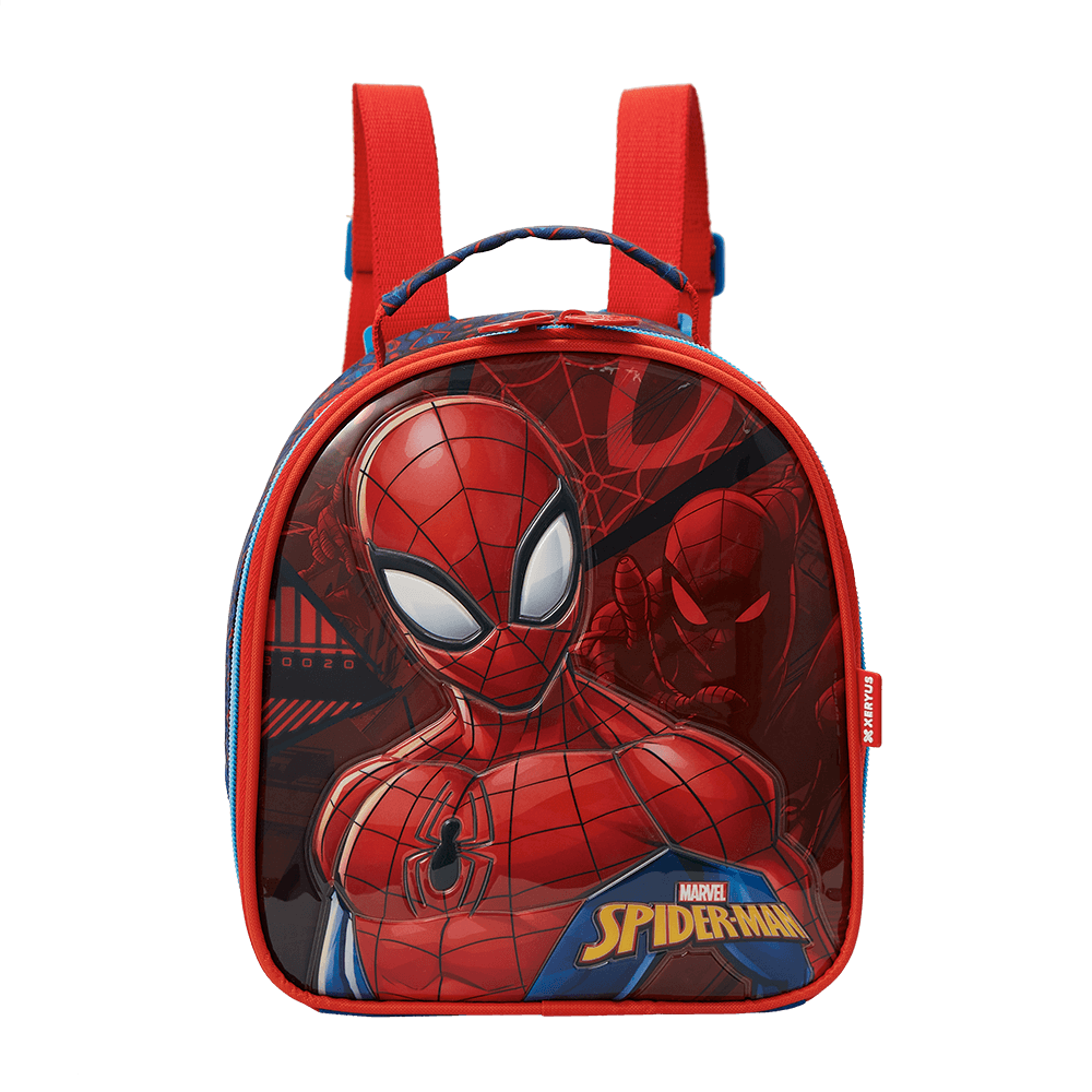 Lancheira Spider-Man XI-A 21x25x15 cm Xeryus Forro Térmico