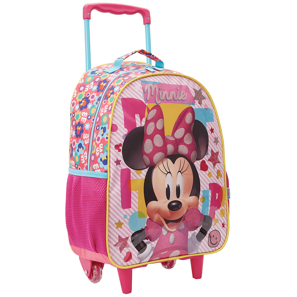 Mochila de Rodinha Minnie X1 14 Polegadas Xeryus Puxador Retrátil